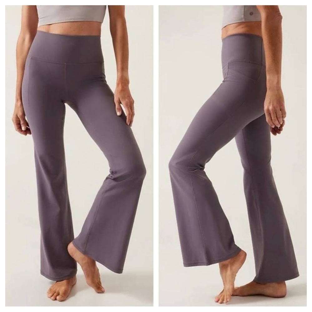 Athleta high waisted flared leggings